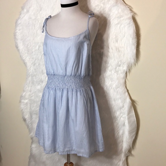 J.Crew Striped smocked-waist dress - Picture 3 of 7